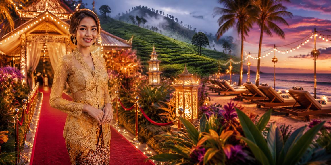Pengguna Malaysia menganalisis odds perlawanan sukan dalam gaya kebaya tempatan